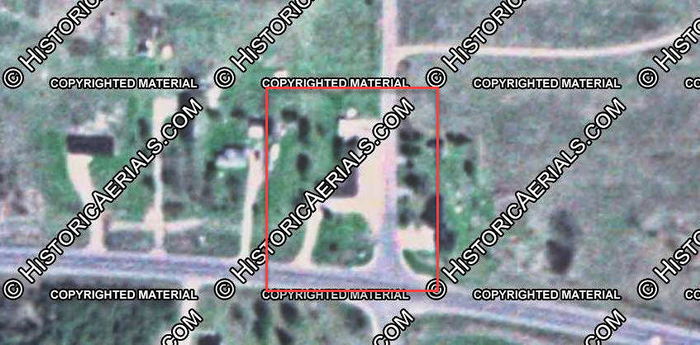 Big Spruce Motel - 1981 Aerial (newer photo)